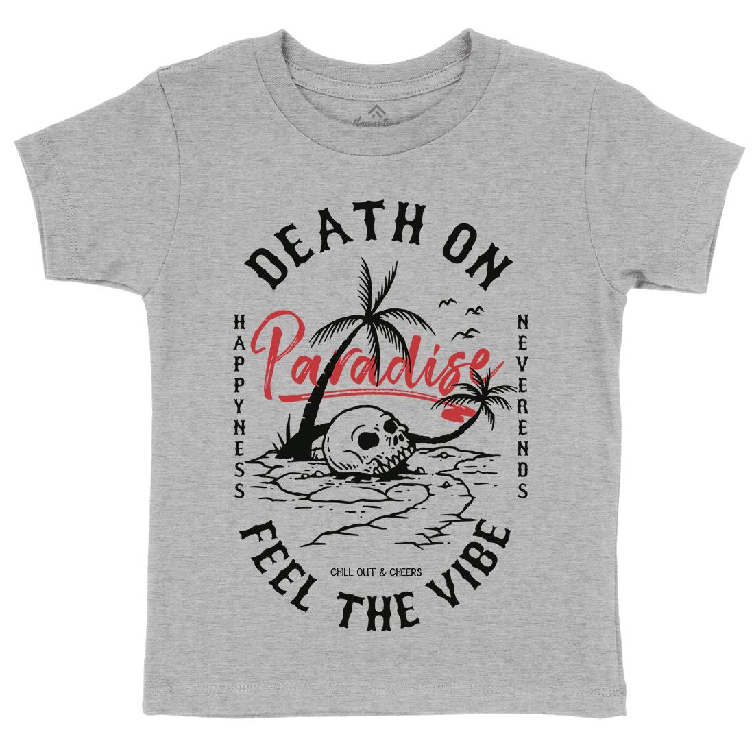Skull Island Kids Organic Crew Neck T-Shirt Nature C775