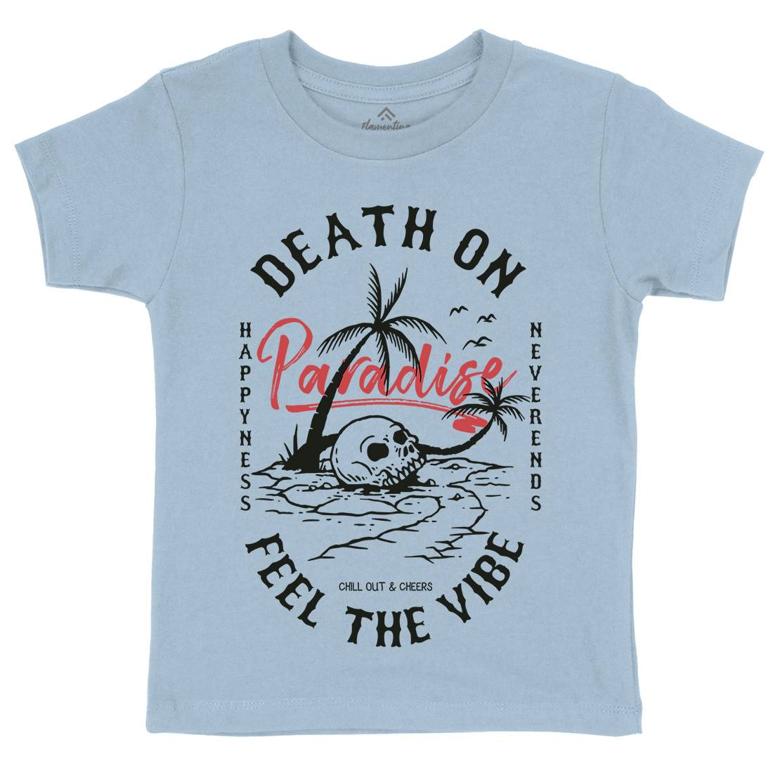 Skull Island Kids Crew Neck T-Shirt Nature C775
