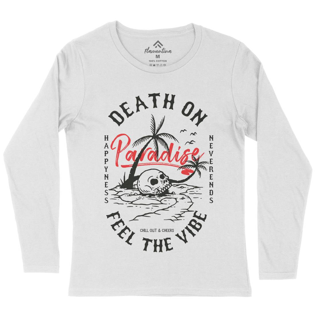 Skull Island Womens Long Sleeve T-Shirt Nature C775