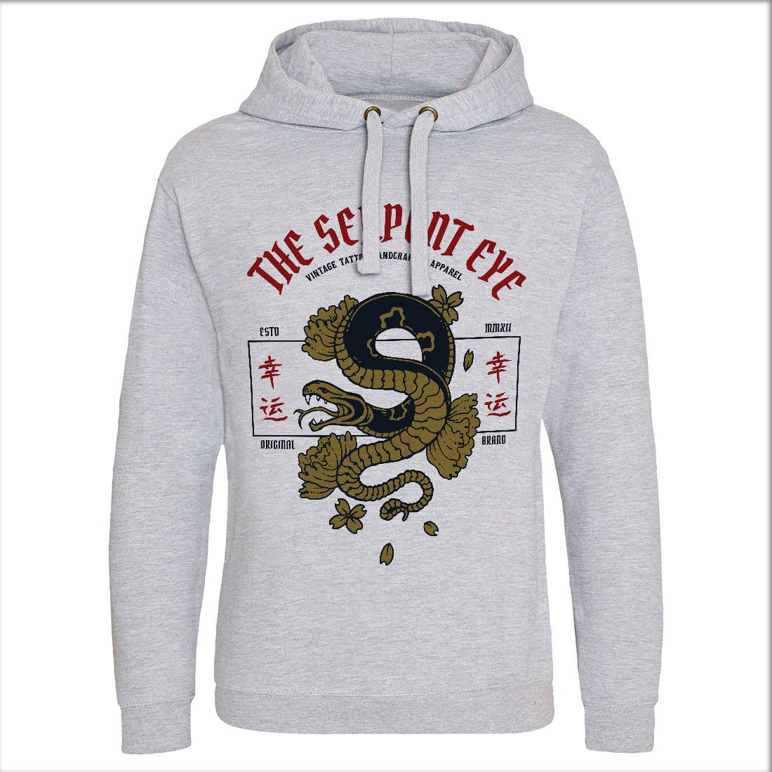 Snake Mens Hoodie Without Pocket Asian C778