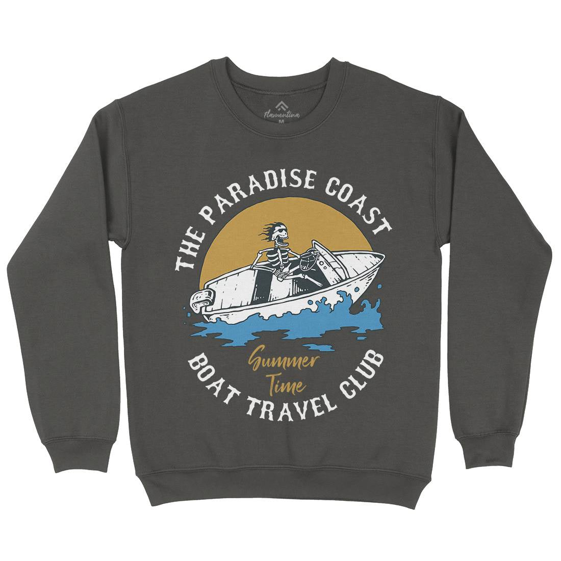 Speed Boat Kids Crew Neck Sweatshirt Holiday C779