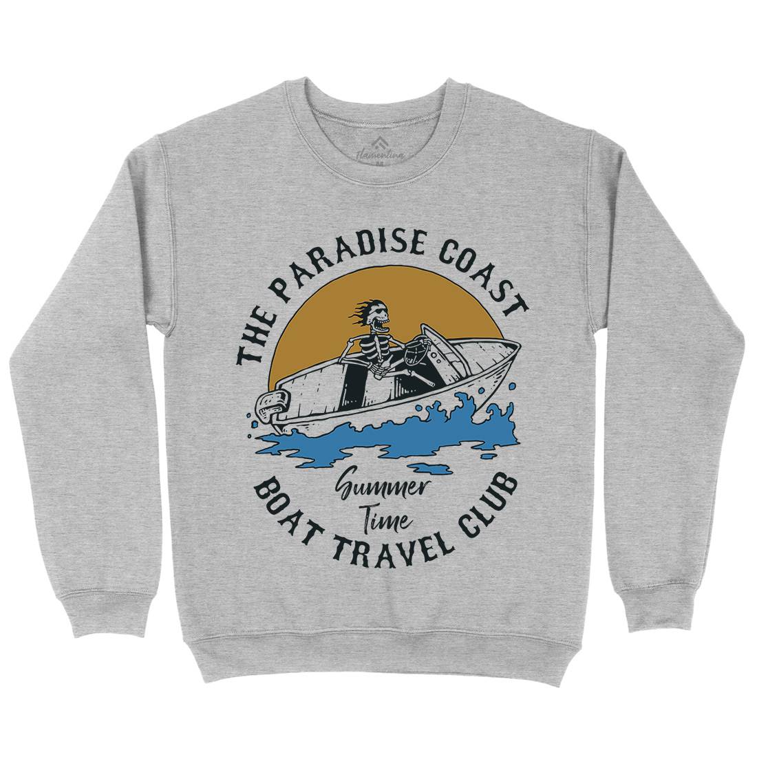 Speed Boat Kids Crew Neck Sweatshirt Holiday C779