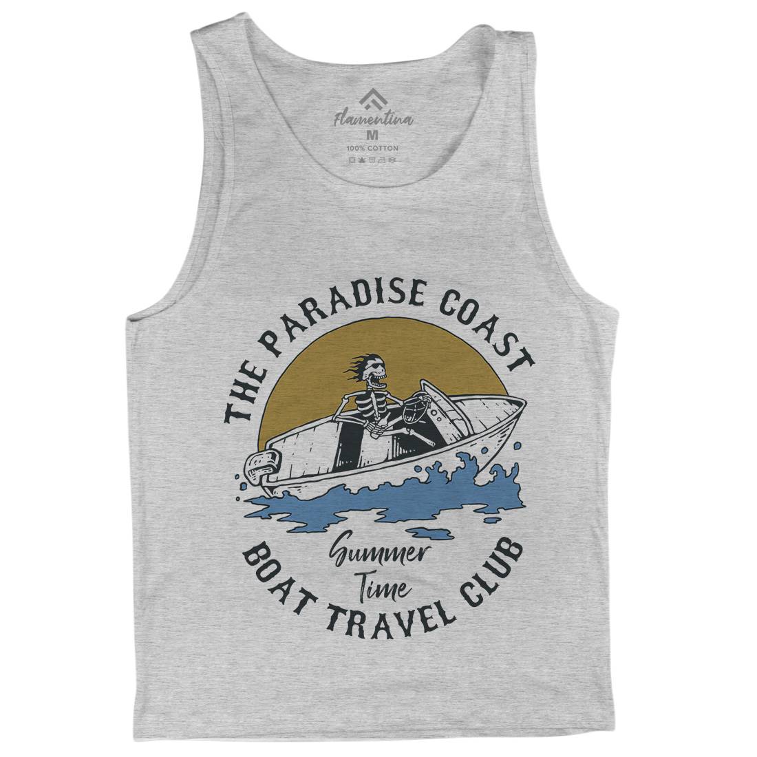 Speed Boat Mens Tank Top Vest Holiday C779