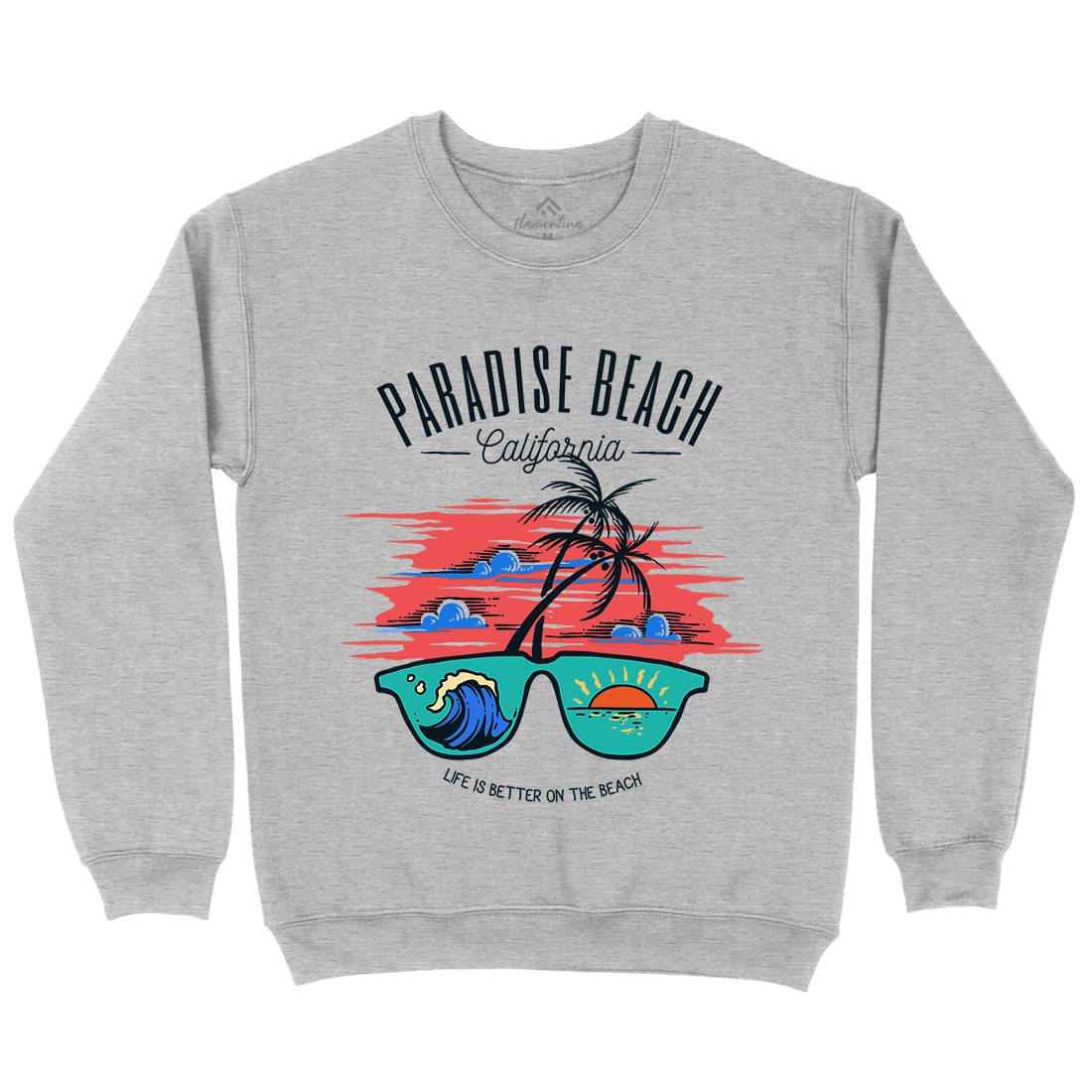 Sunglass Beach Kids Crew Neck Sweatshirt Holiday C780