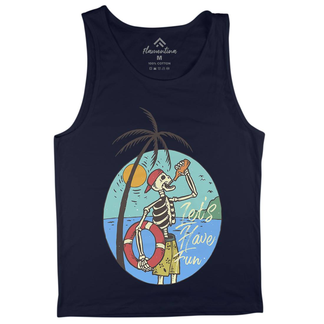 Sunny Drink Mens Tank Top Vest Holiday C781