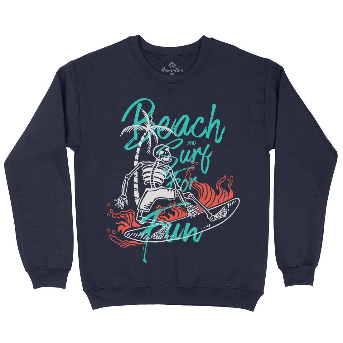Or Die Mens Crew Neck Sweatshirt Surf C782