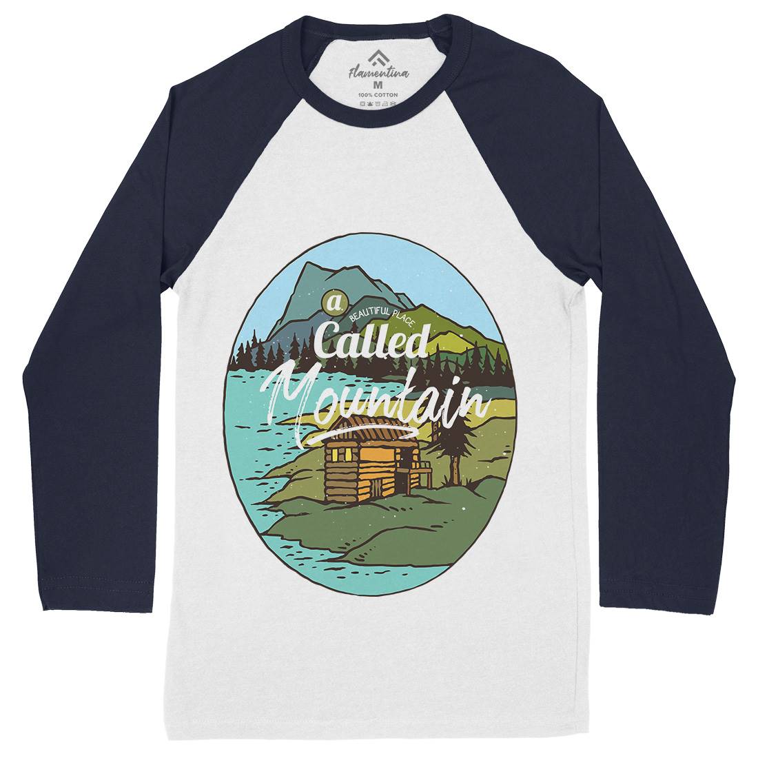 Tavern Mens Long Sleeve Baseball T-Shirt Nature C783