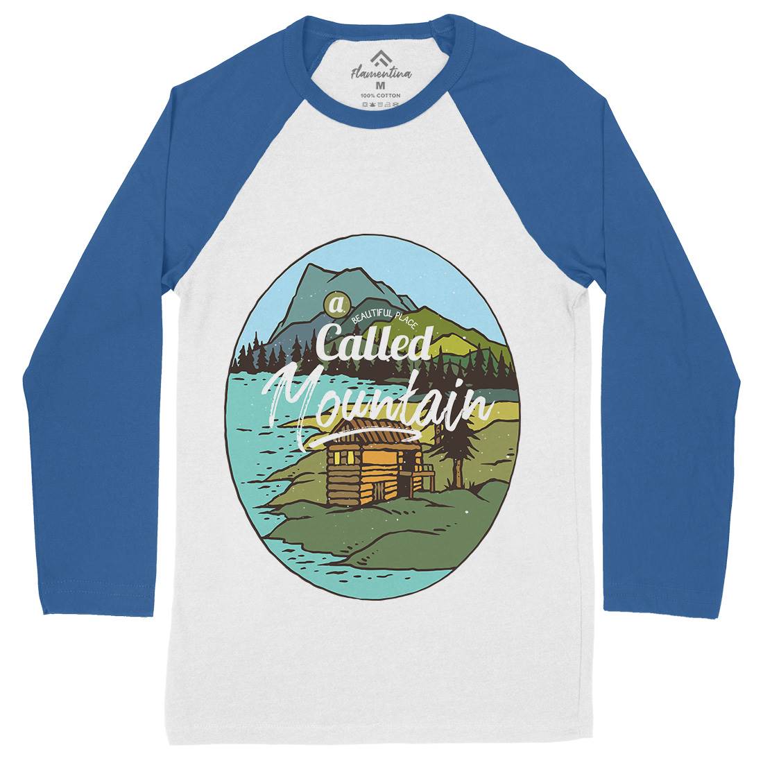 Tavern Mens Long Sleeve Baseball T-Shirt Nature C783