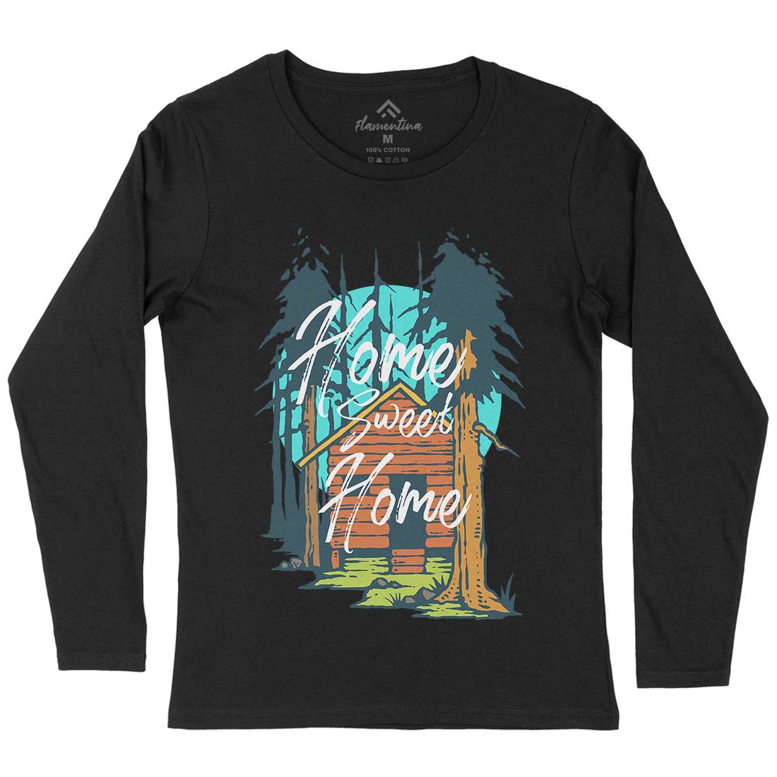The Cabin Womens Long Sleeve T-Shirt Nature C785