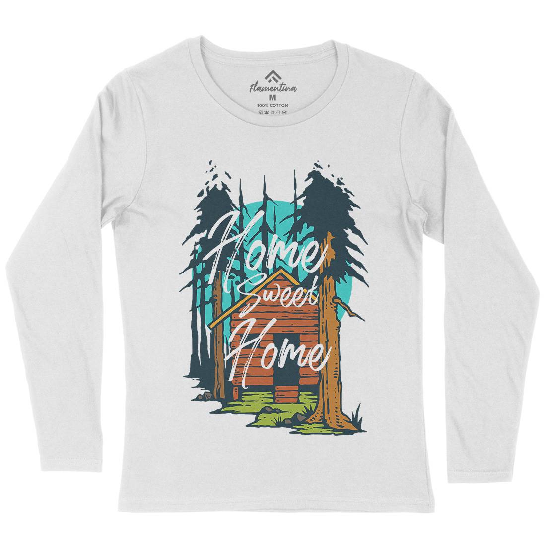The Cabin Womens Long Sleeve T-Shirt Nature C785