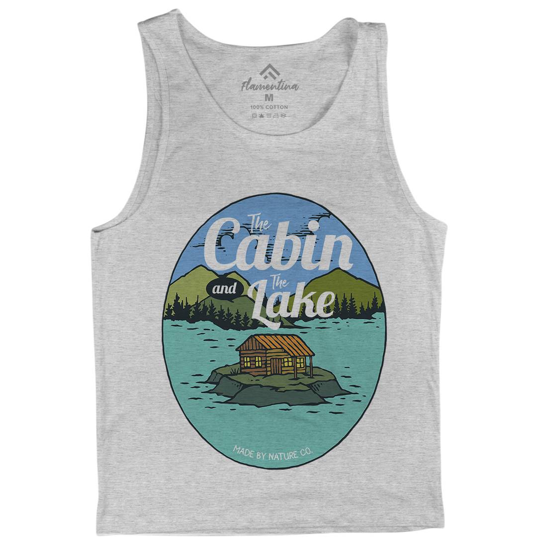The Cabin And The Lake Mens Tank Top Vest Nature C786
