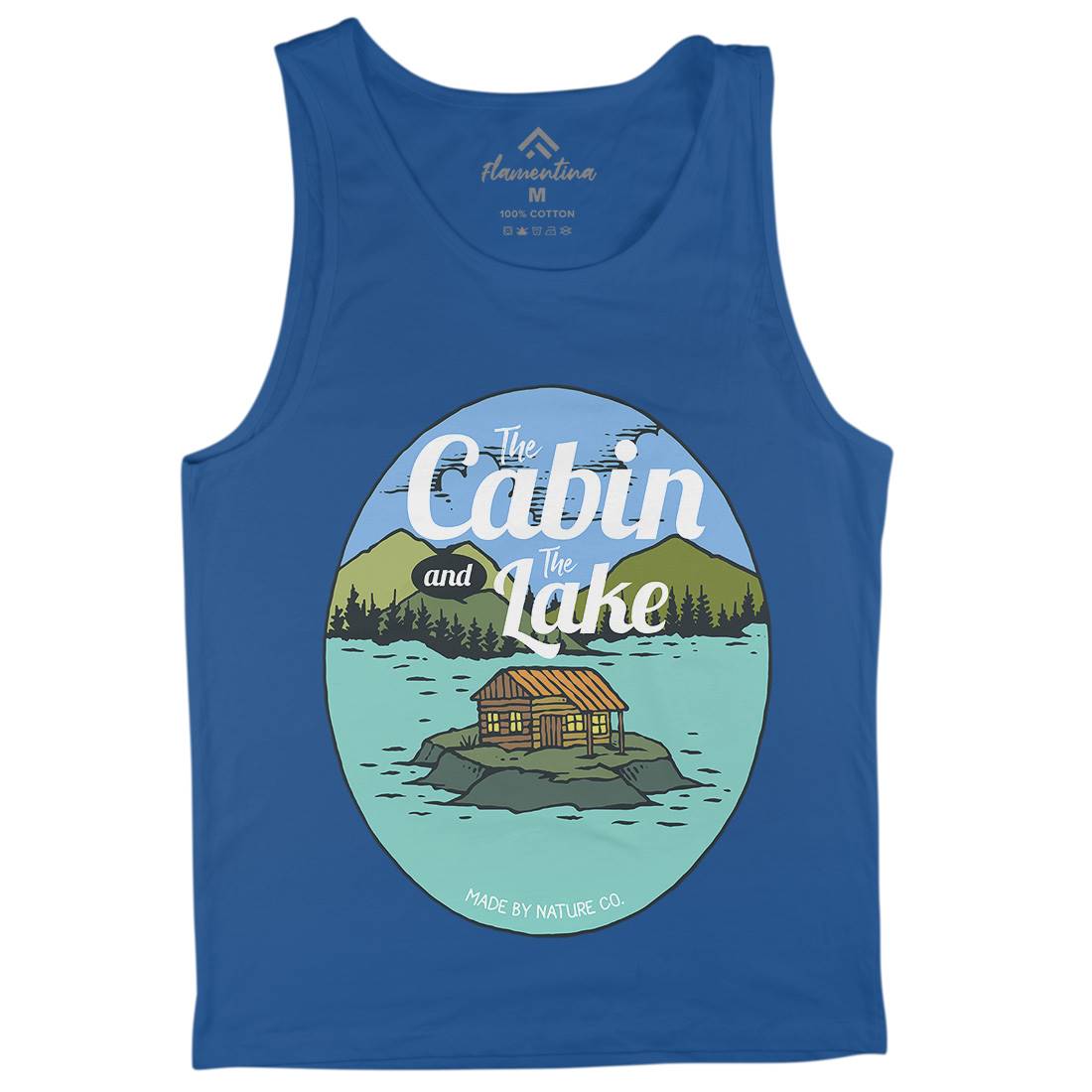 The Cabin And The Lake Mens Tank Top Vest Nature C786