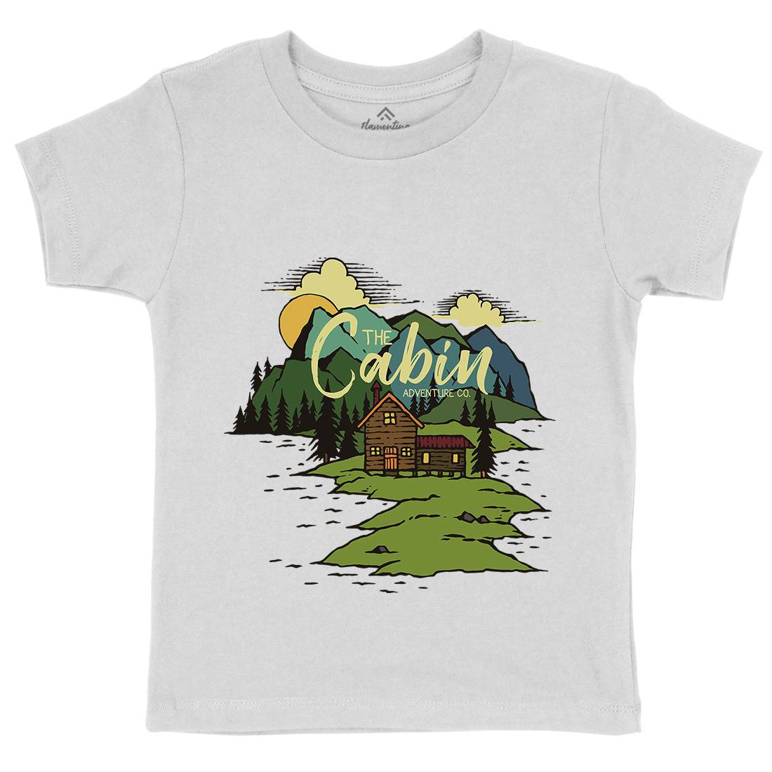 The Cabin On Lake Kids Organic Crew Neck T-Shirt Nature C787