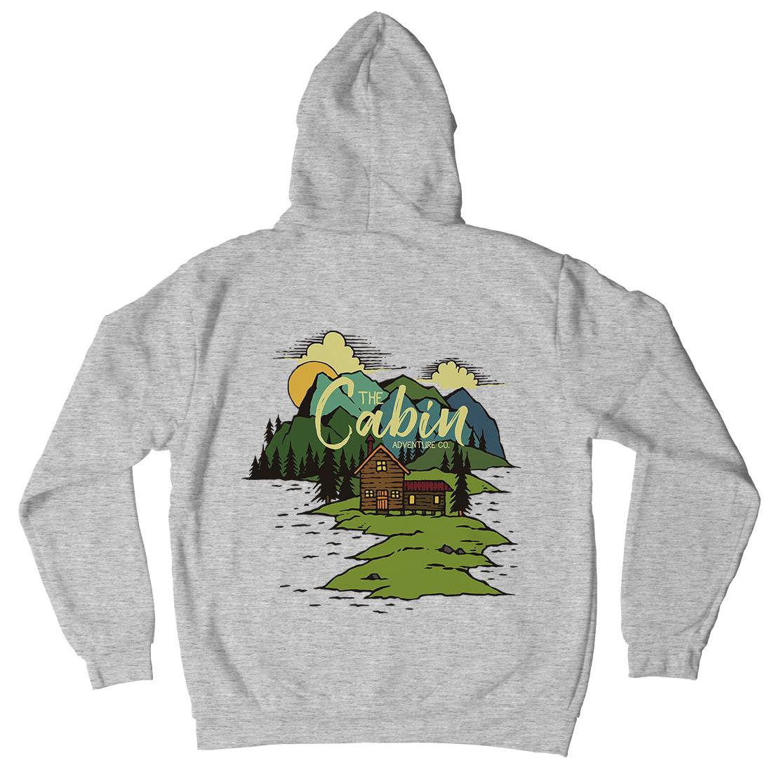 The Cabin On Lake Kids Crew Neck Hoodie Nature C787