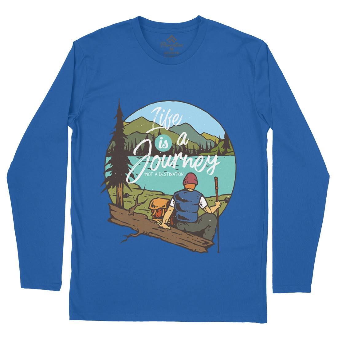The Journey Mens Long Sleeve T-Shirt Nature C789