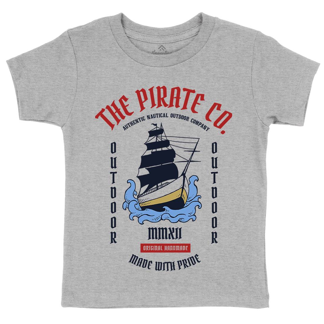 The Ship Kids Crew Neck T-Shirt Navy C790