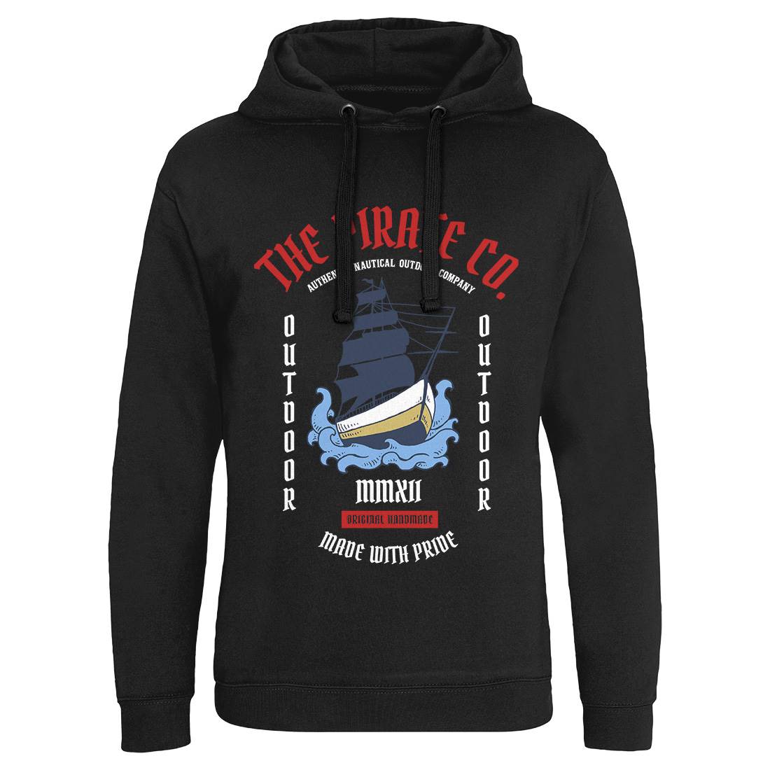The Ship Mens Hoodie Without Pocket Navy C790