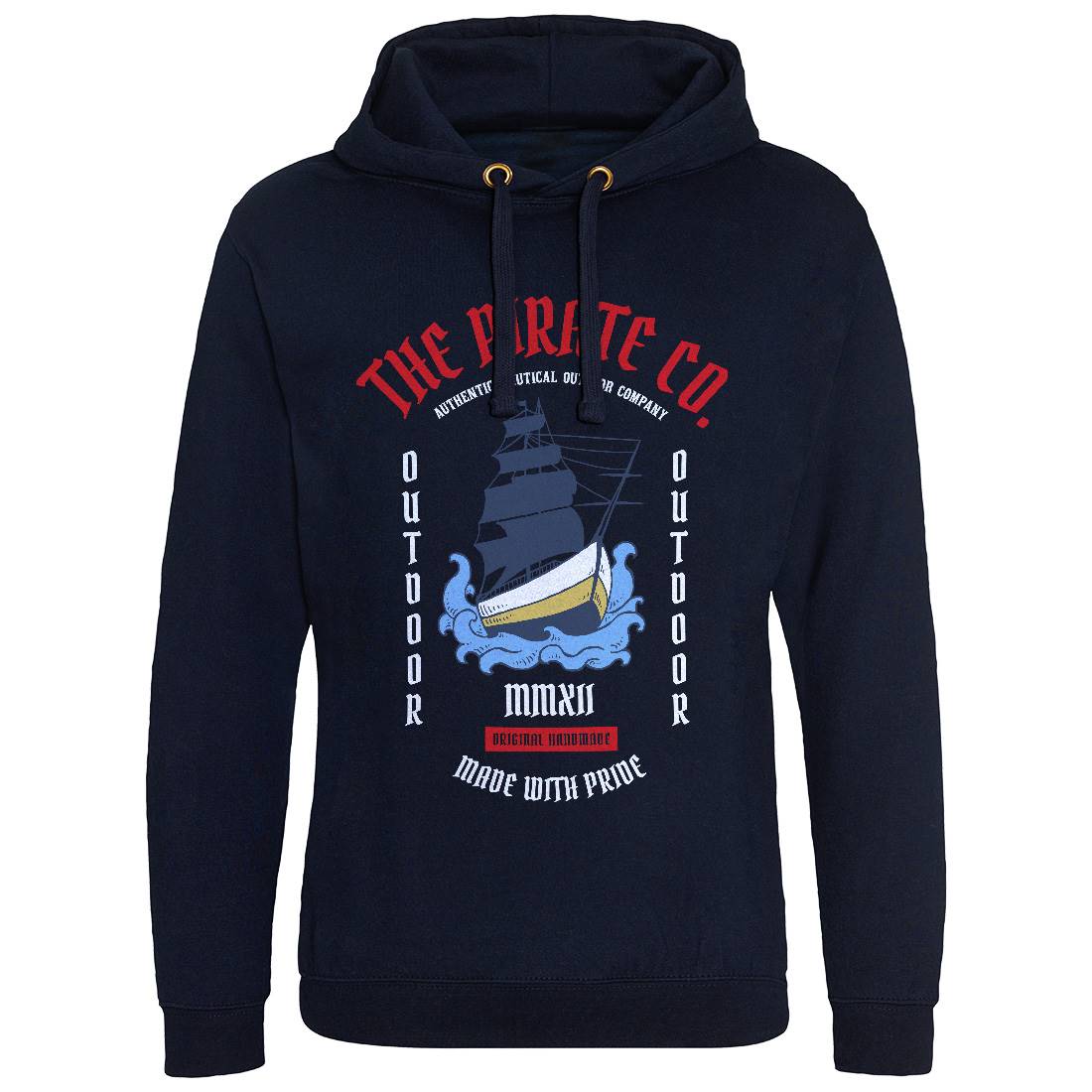 The Ship Mens Hoodie Without Pocket Navy C790