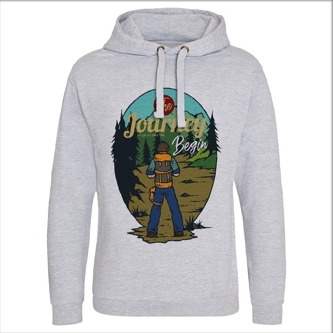 To The North Mens Hoodie Without Pocket Nature C793