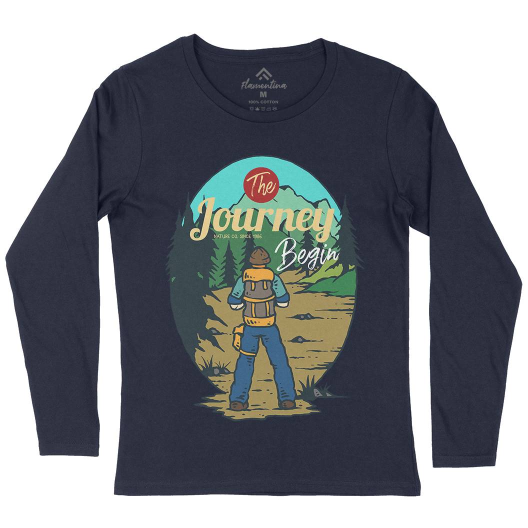 To The North Womens Long Sleeve T-Shirt Nature C793
