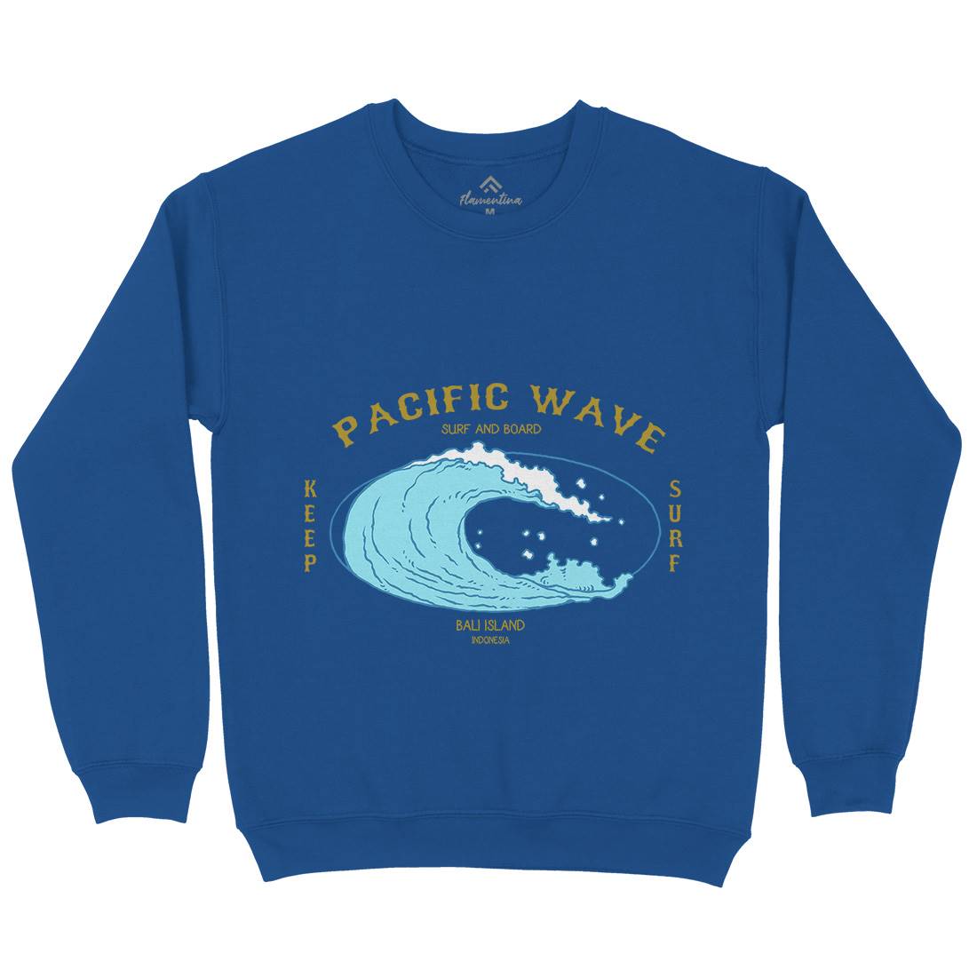 Wave Kids Crew Neck Sweatshirt Surf C797