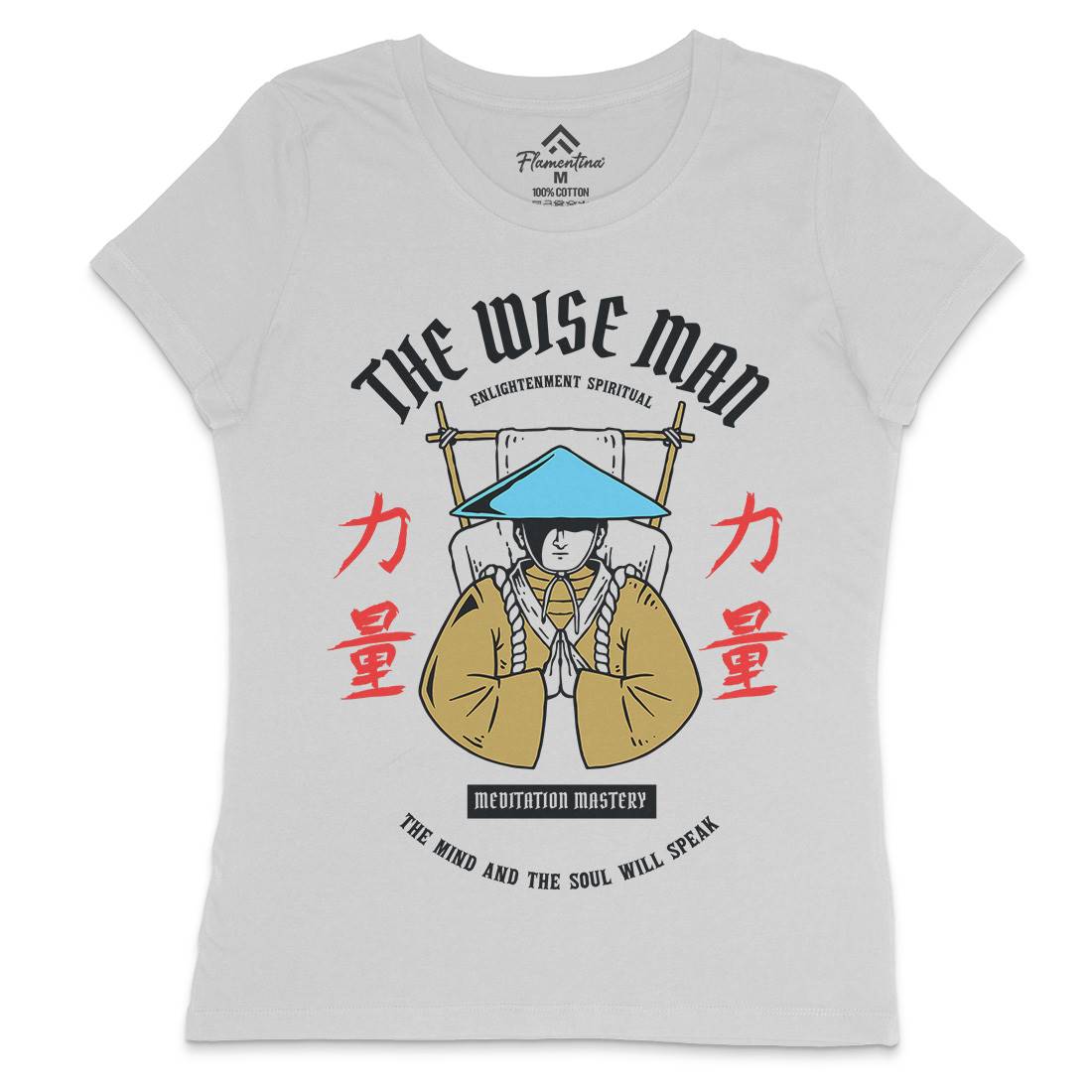 Zen Womens Crew Neck T-Shirt Asian C800