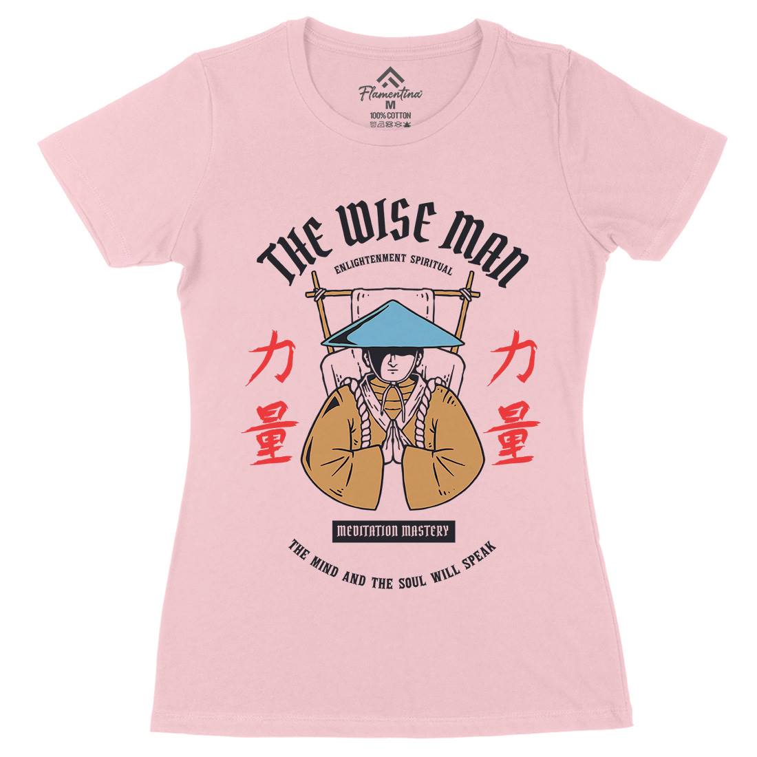 Zen Womens Organic Crew Neck T-Shirt Asian C800