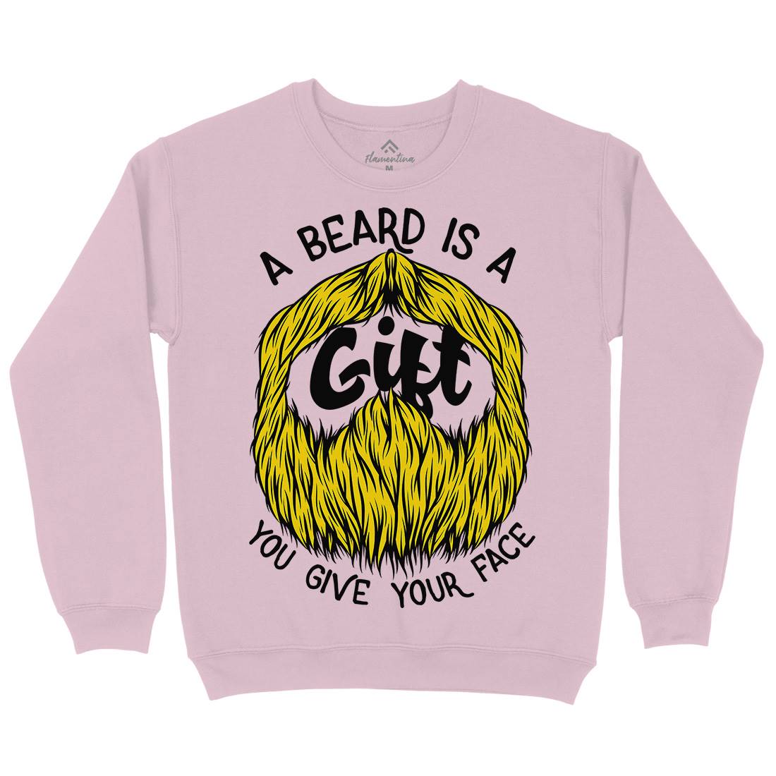Beard Is A Gift Kids Crew Neck Sweatshirt Barber C804