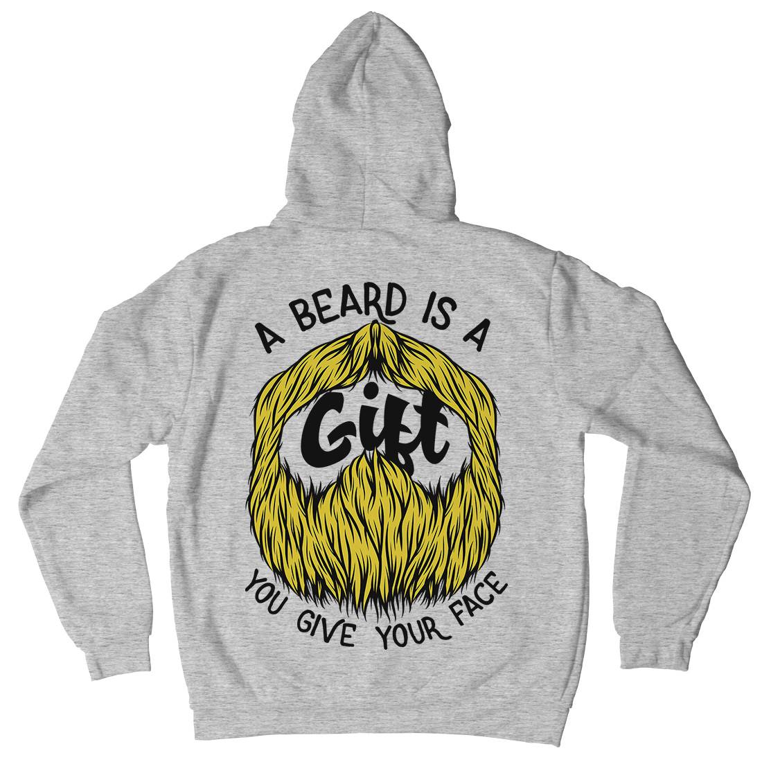 Beard Is A Gift Kids Crew Neck Hoodie Barber C804