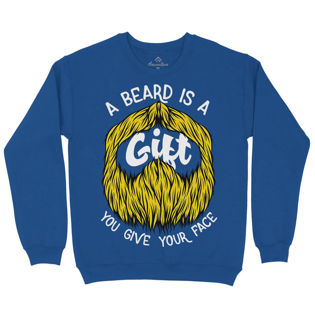 Beard Is A Gift Mens Crew Neck Sweatshirt Barber C804