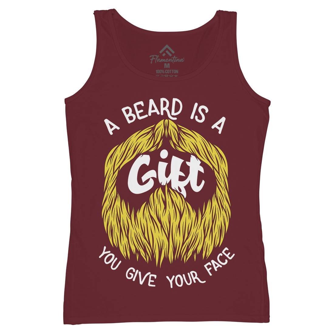 Beard Is A Gift Womens Organic Tank Top Vest Barber C804