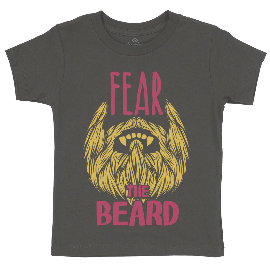 Fear The Beard Kids Organic Crew Neck T-Shirt Barber C805