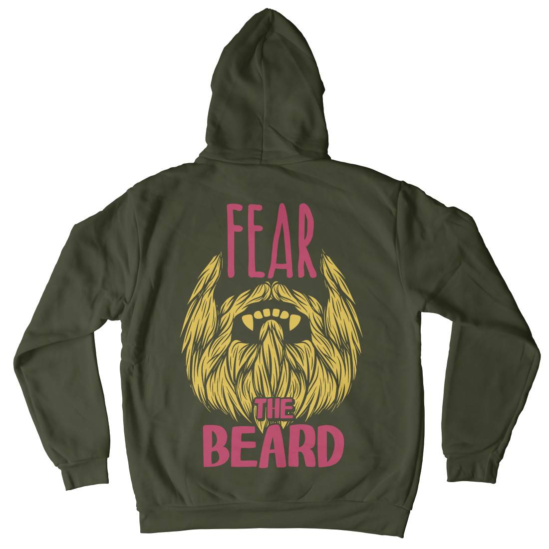 Fear The Beard Kids Crew Neck Hoodie Barber C805