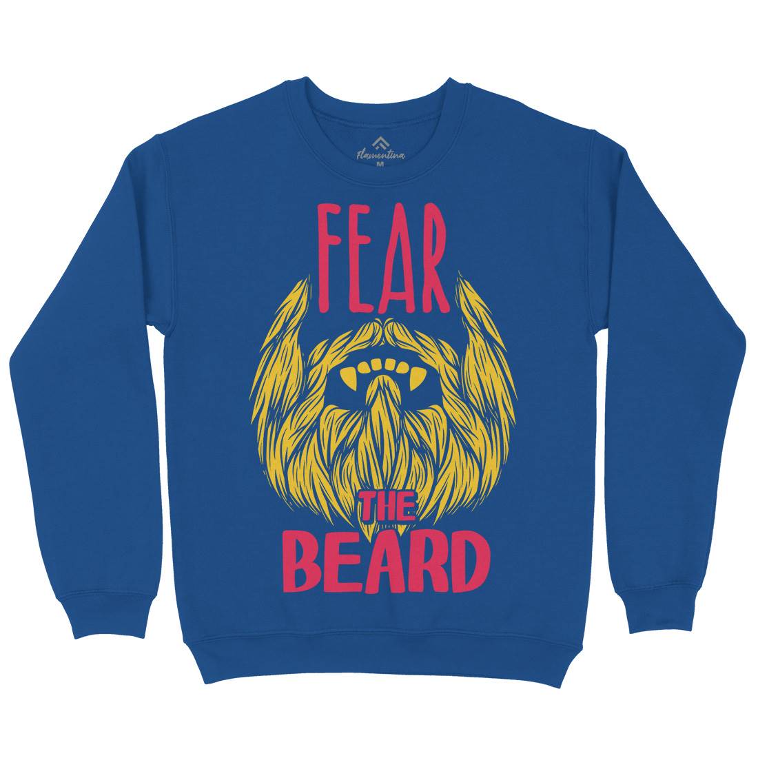 Fear The Beard Mens Crew Neck Sweatshirt Barber C805