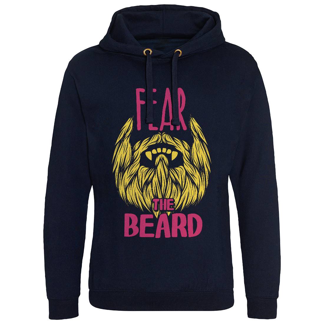 Fear The Beard Mens Hoodie Without Pocket Barber C805