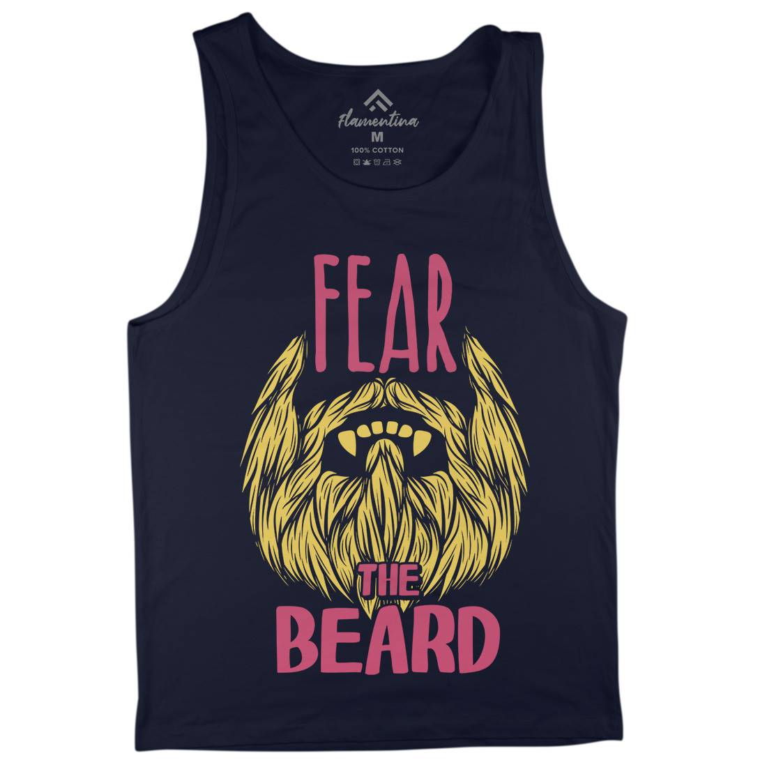 Fear The Beard Mens Tank Top Vest Barber C805