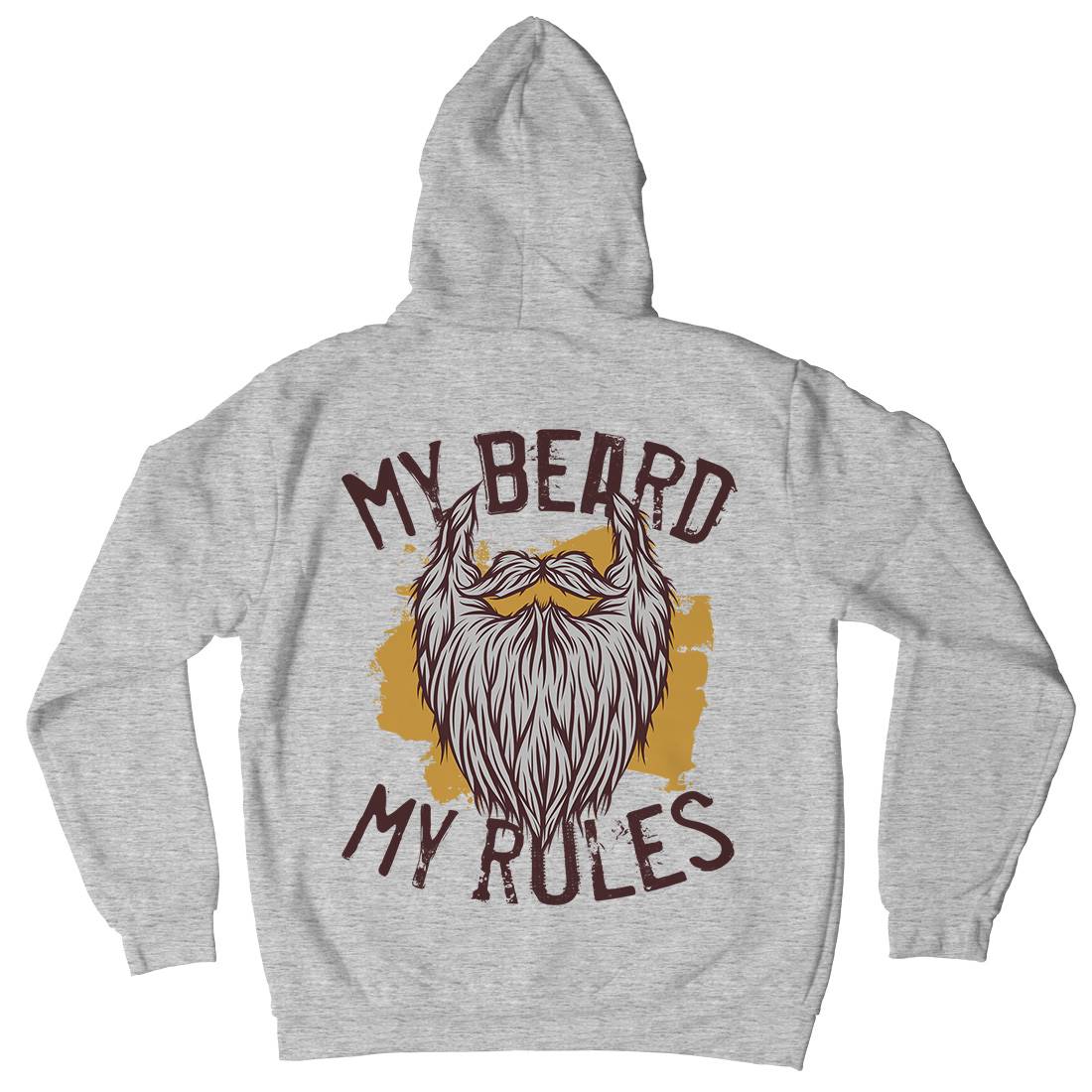 My Beard Rules Kids Crew Neck Hoodie Barber C808