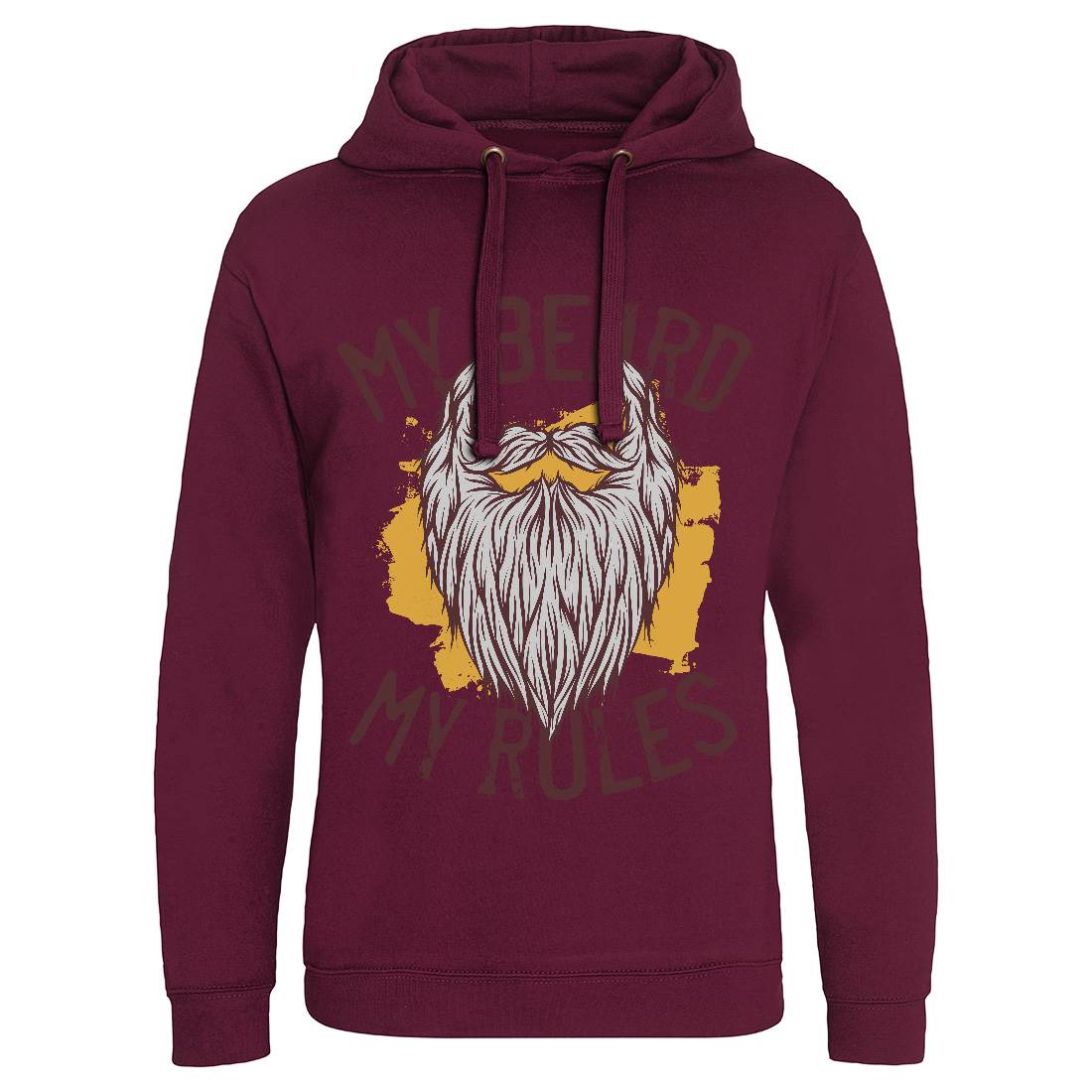 My Beard Rules Mens Hoodie Without Pocket Barber C808