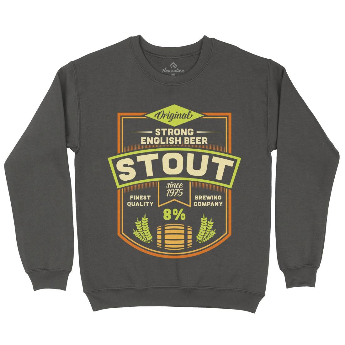 Beer Stout Mens Crew Neck Sweatshirt Drinks C809