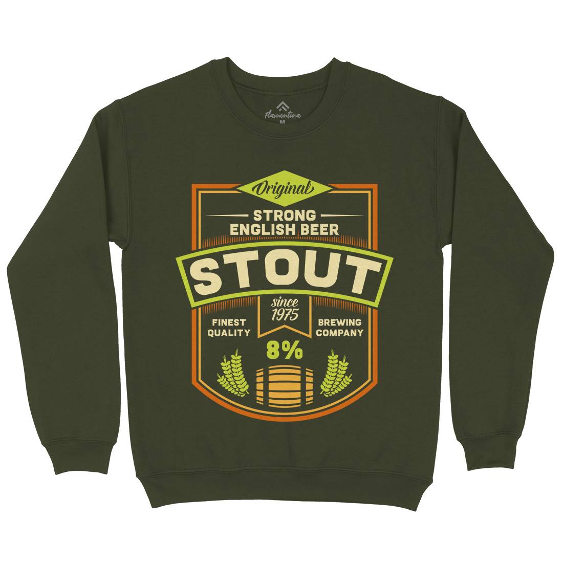 Beer Stout Mens Crew Neck Sweatshirt Drinks C809