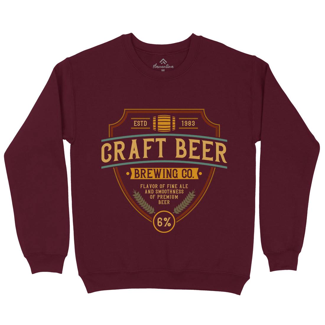 Craft Beer Mens Crew Neck Sweatshirt Drinks C810