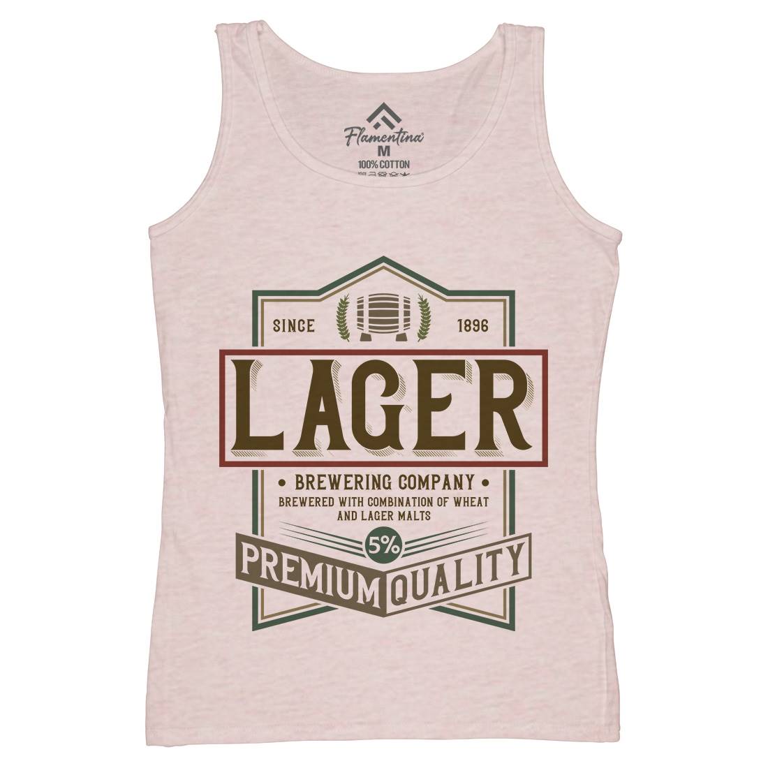 Lager Beer Womens Organic Tank Top Vest Drinks C811