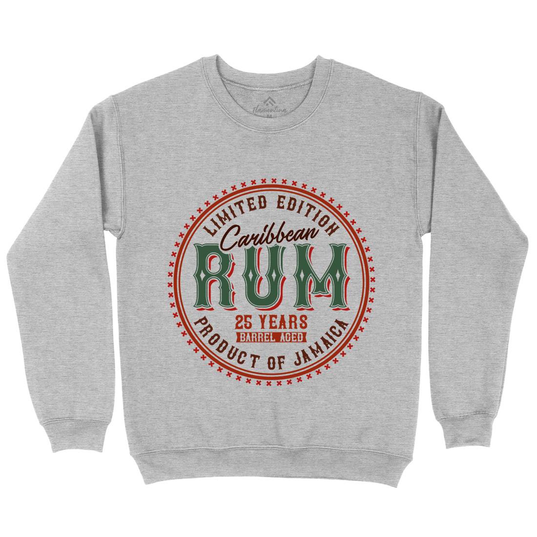 Caribbean Rum Mens Crew Neck Sweatshirt Drinks C816