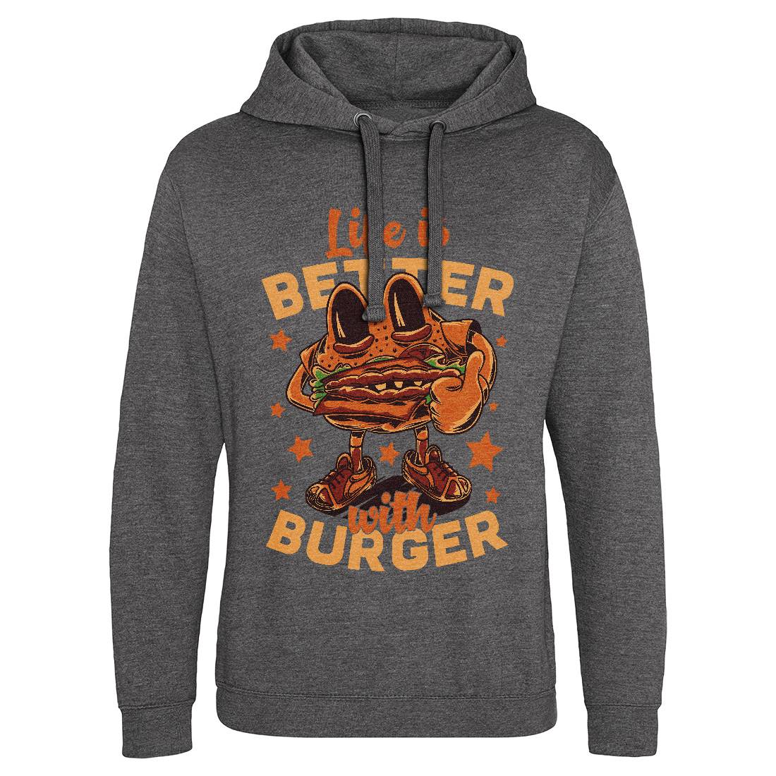 Life Is Better Mens Hoodie Without Pocket Food C820