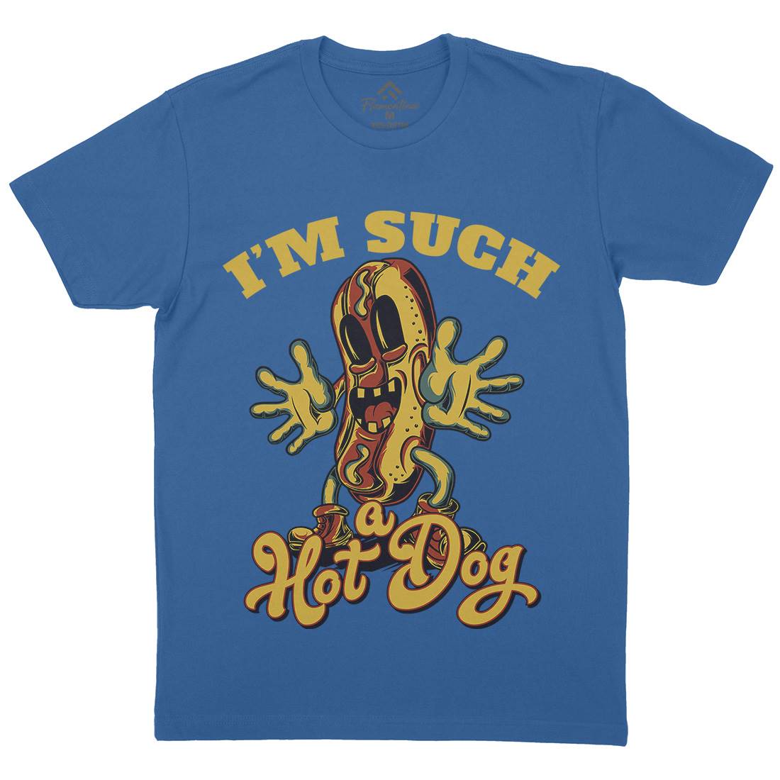 Hot Dog Mens Crew Neck T-Shirt Food C821