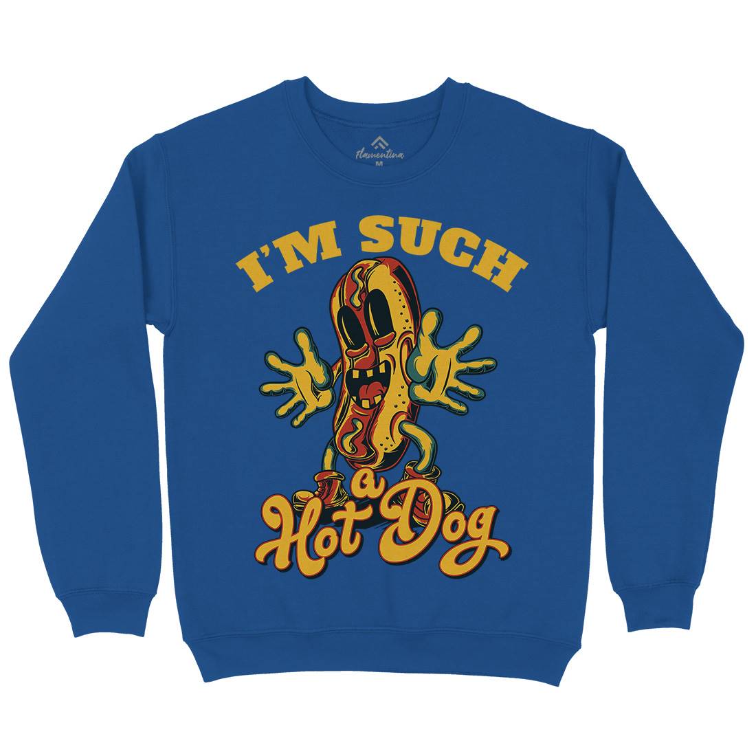 Hot Dog Kids Crew Neck Sweatshirt Food C821