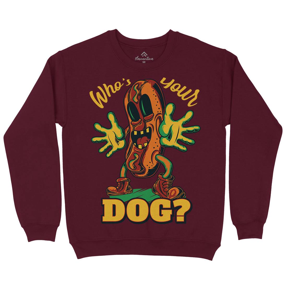 Hot Dog Kids Crew Neck Sweatshirt Food C822