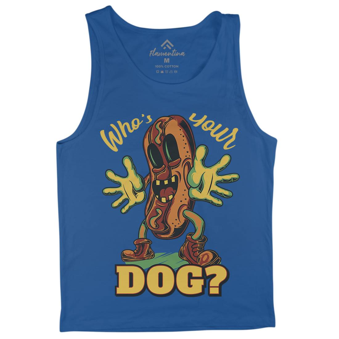 Hot Dog Mens Tank Top Vest Food C822
