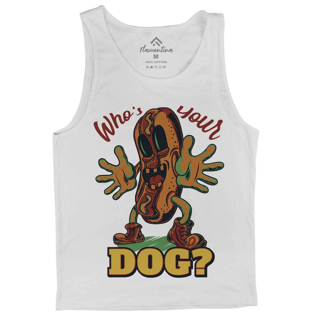 Hot Dog Mens Tank Top Vest Food C822