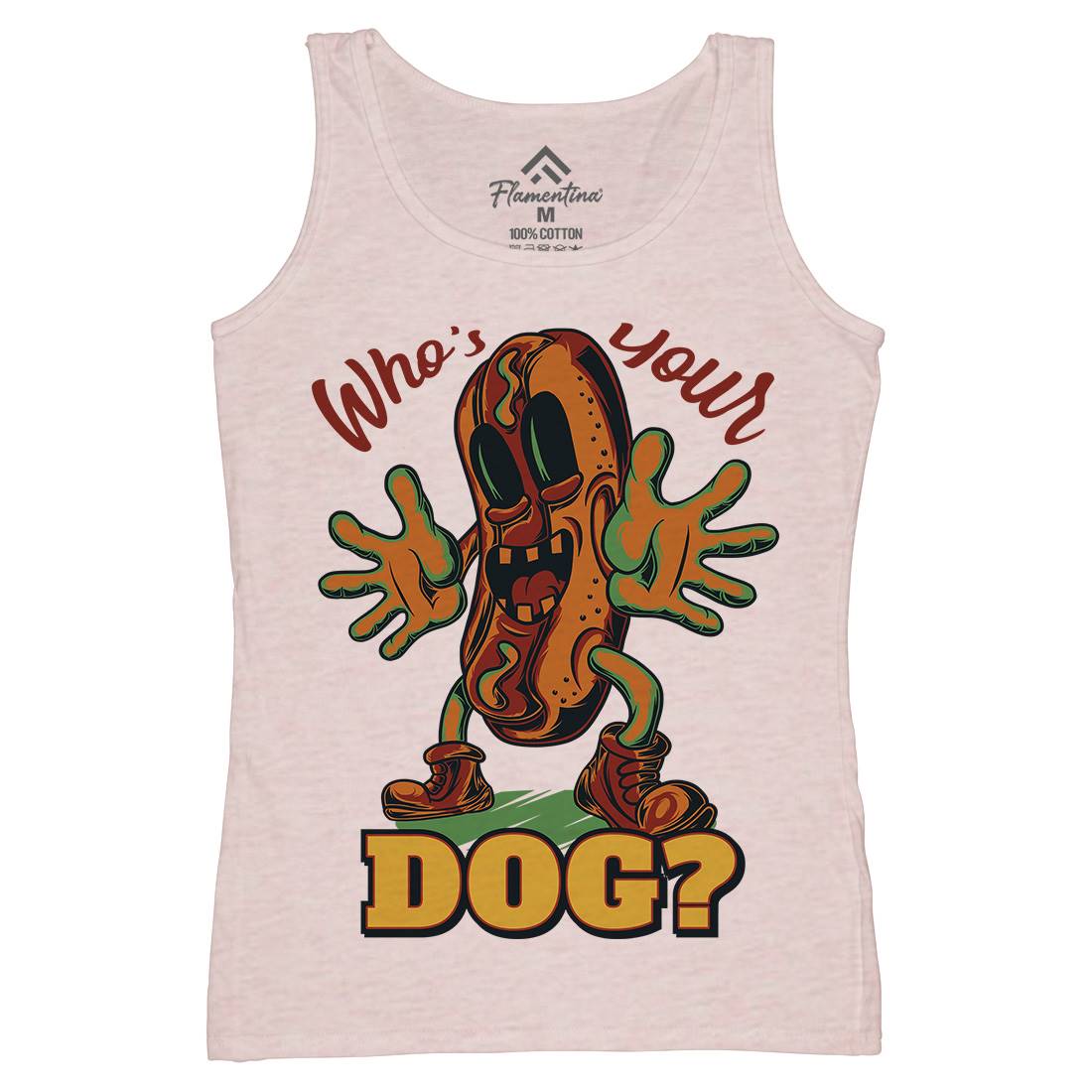 Hot Dog Womens Organic Tank Top Vest Food C822